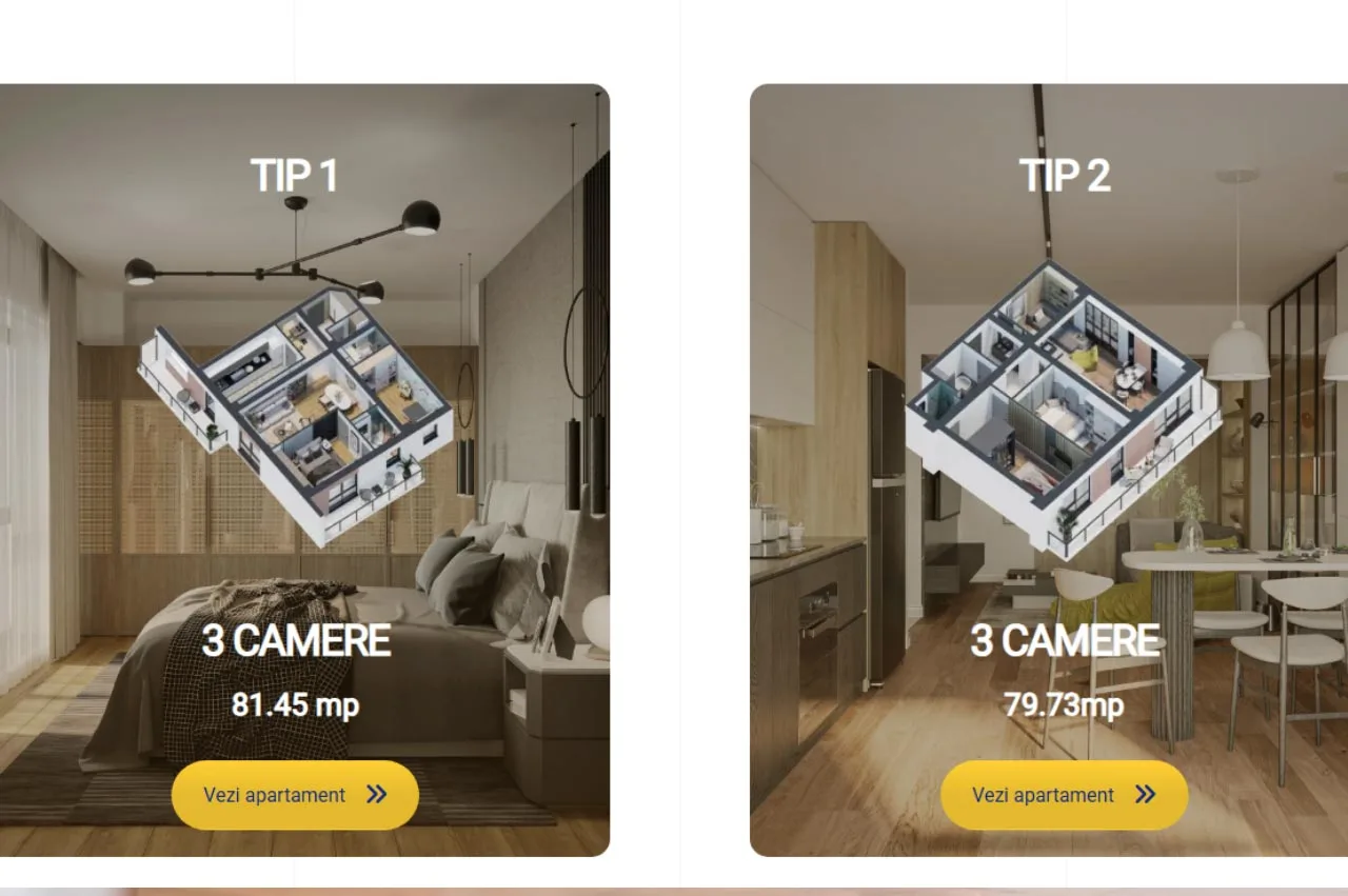 Beneficiile unui apartament cu 3 camere într-un cartier rezidențial modern
